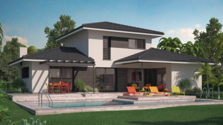 plan de maison villa basse