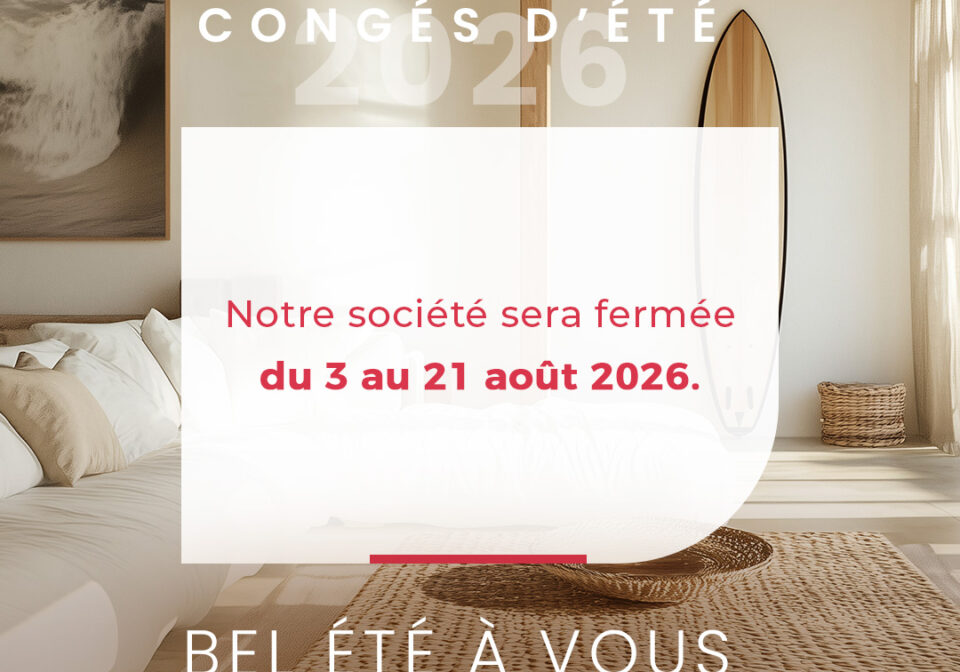 Congés d’été 2026